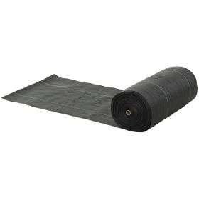 Outsunny 4FT x 300FT Weed Barrier Landscape Fabric, 5oz Heavy Duty Woven Weed Control Fabric for Landscaping