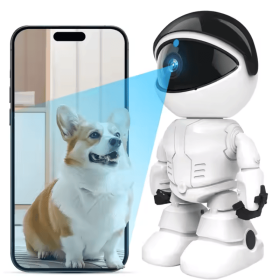 hoWESECUU Smart Robot WiFi IP Camera 1080P HD Baby Monitor & Home Security (Option: Wifi)